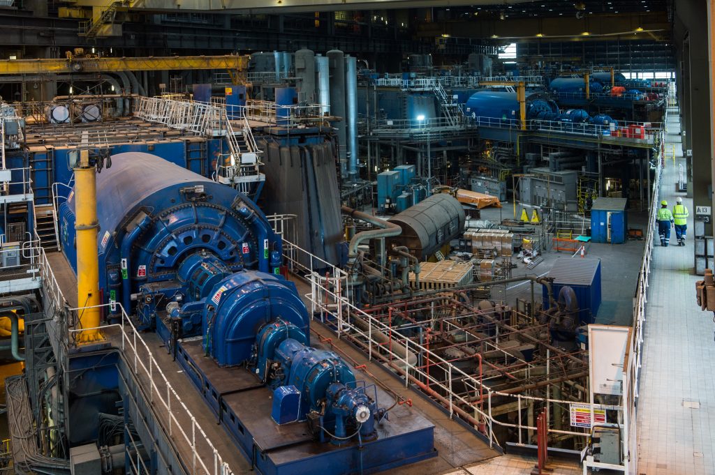 Turbine Hall at Drax Power Station