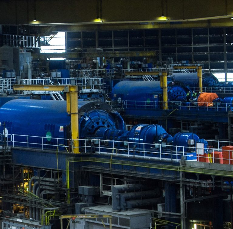 Turbine hall at Drax Power Station