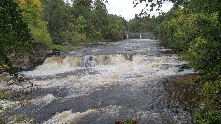 Lanark hydro site, River Clyde