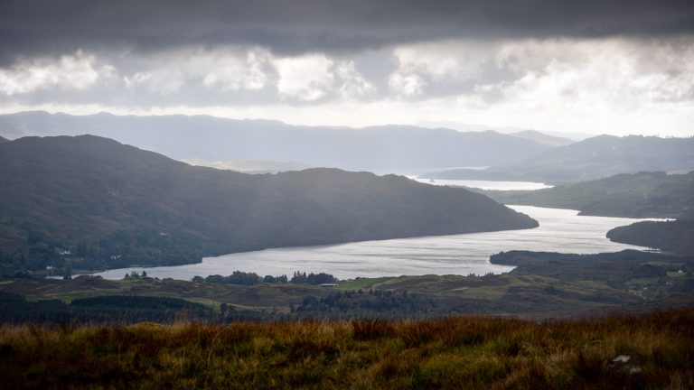 View from Cruachan Dam, Scotland