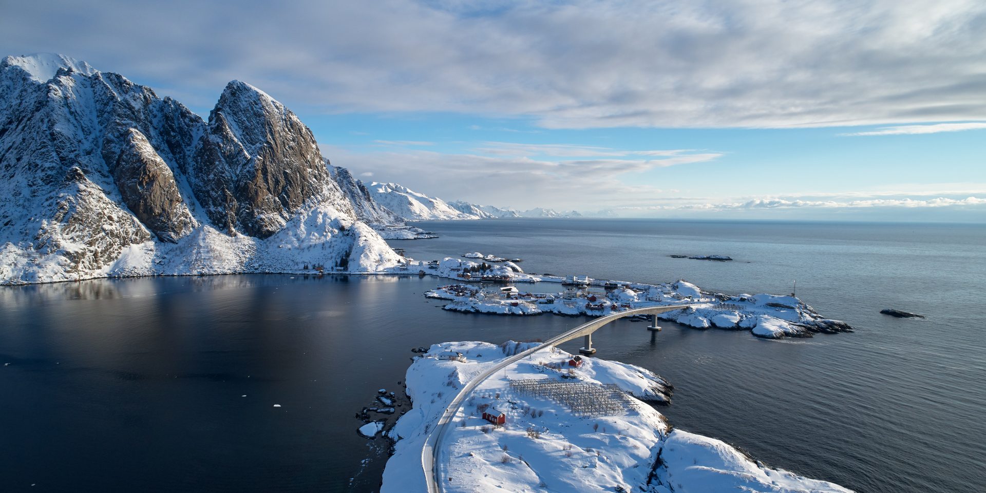 Winter in lofoten archipelago, Norway