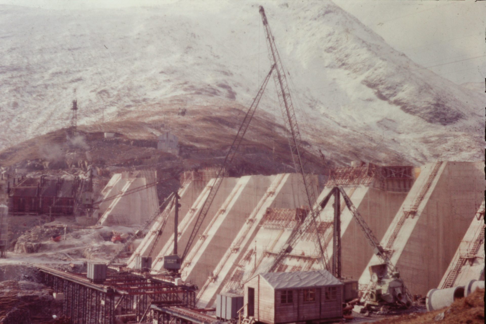 Cruachan dam construction, early 1960s