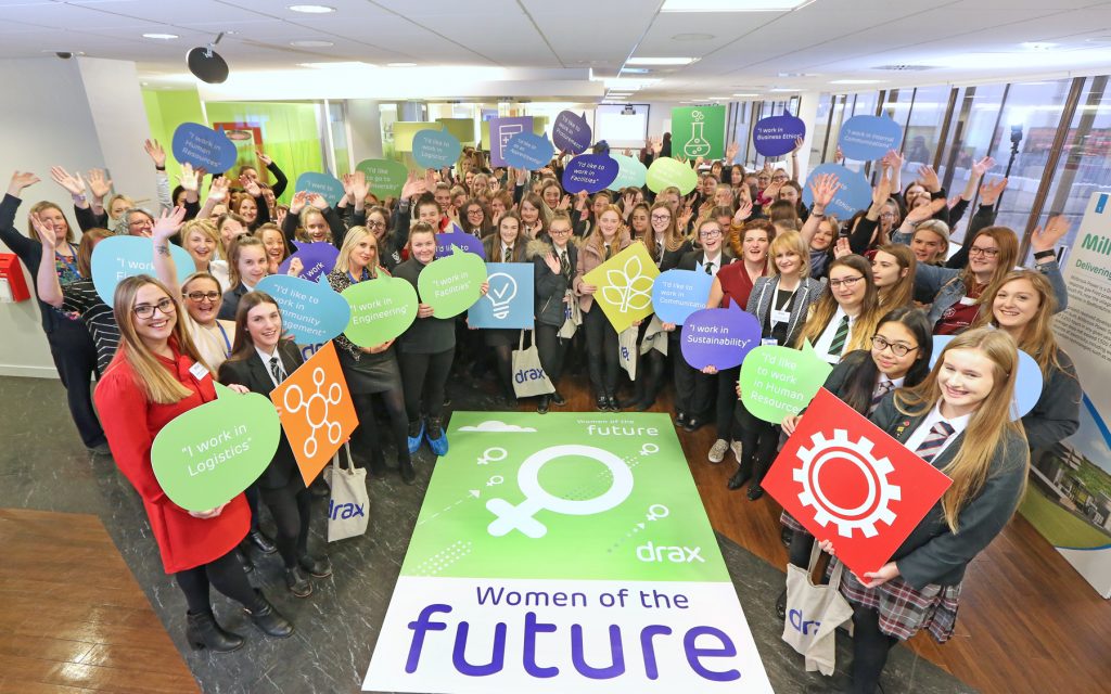 Selby schools female employees visit Drax