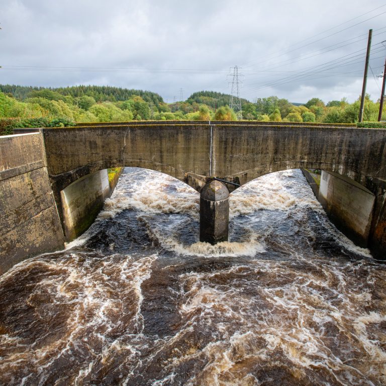 Glenlee Power Station, part of the Galloway Hydro Scheme owned by Drax.