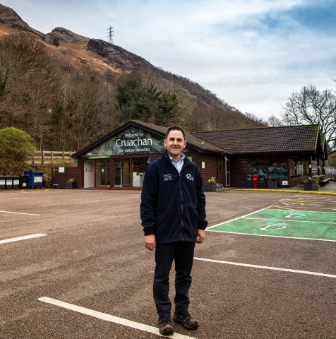 Andy Koss, CEO Generation, Drax, at Cruachan Power Station