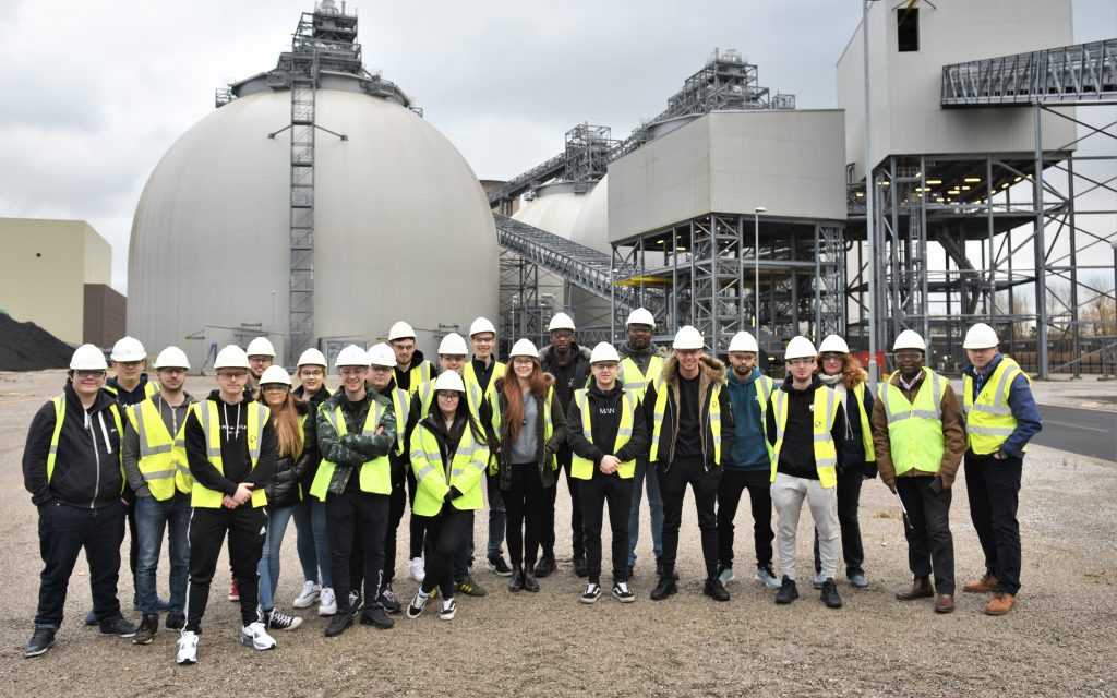 Trafford College visit to Drax