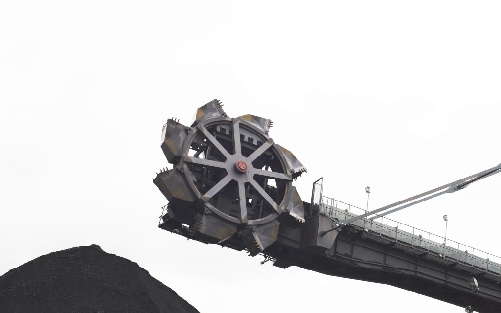 Coal picker, Drax Power Station, 2016