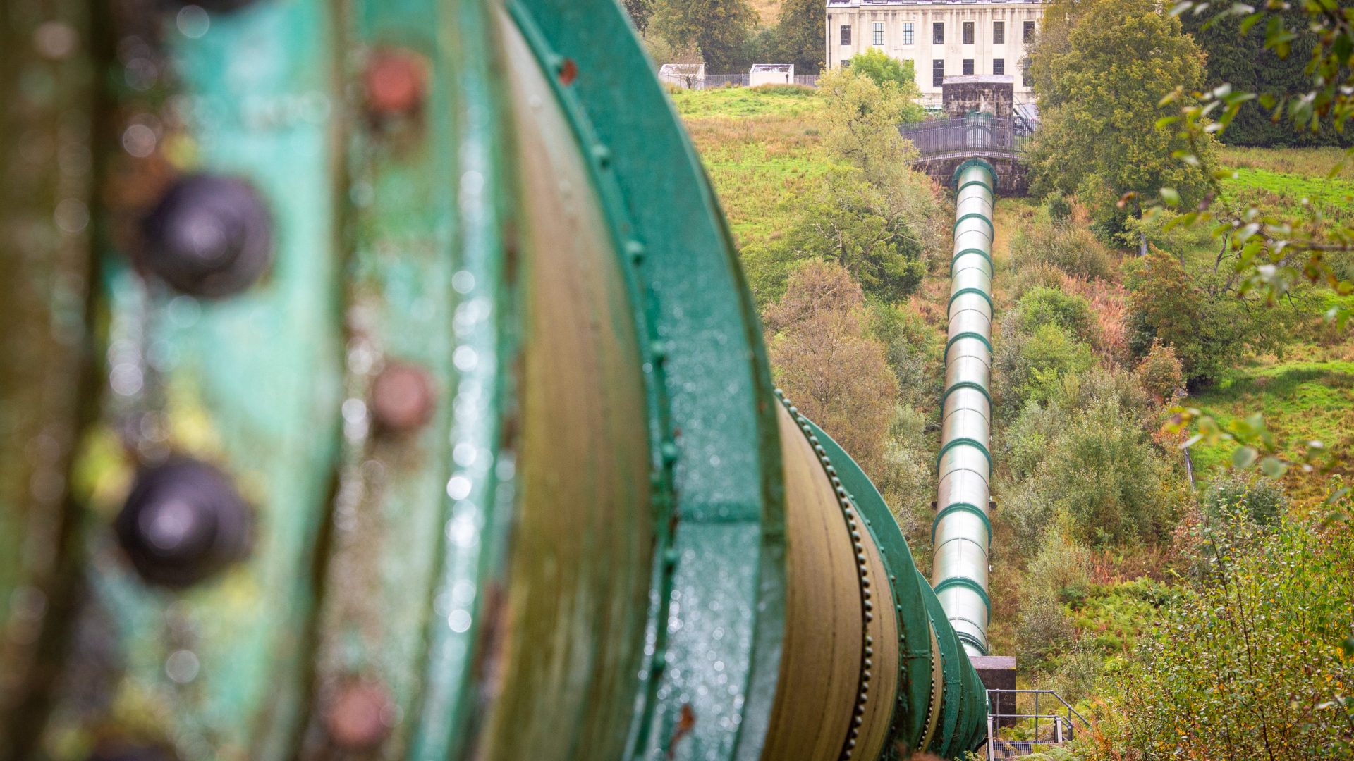 Penstocks leading to Glenlee Power Station