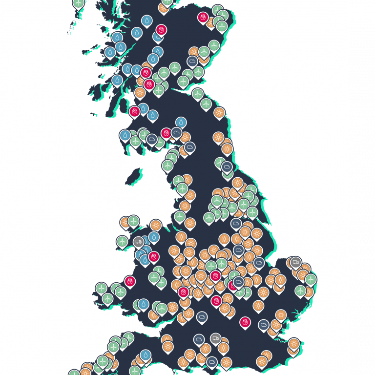 Opus Energy's small business renewable energy generators across the UK