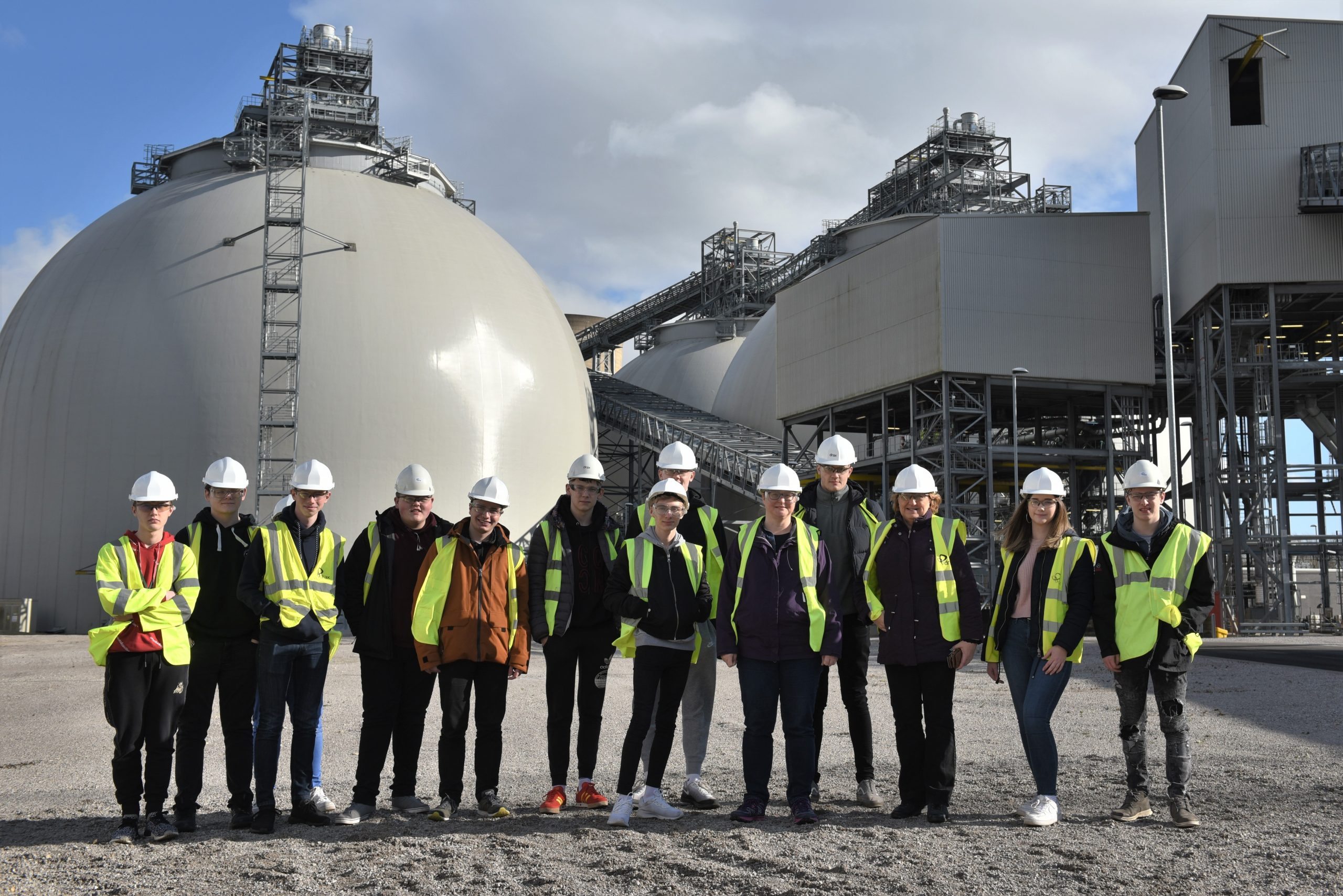 Wakefield College visits Europe's biggest carbon saving project