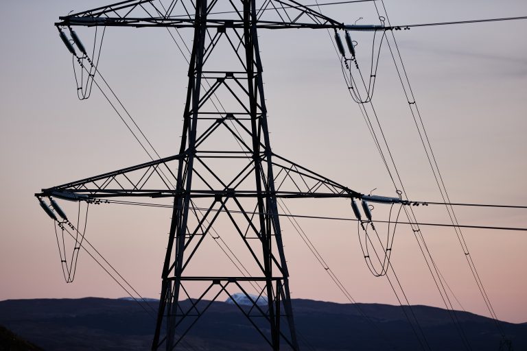 Electricity pylon near Cruachan Power Station, Argyll and Bute