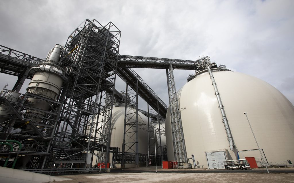 Biomass storage dome, Drax Power Station
