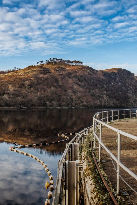 Water outlet into Loch Awe from Cruachan Power Station