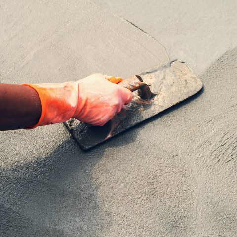 Concrete uses cement
