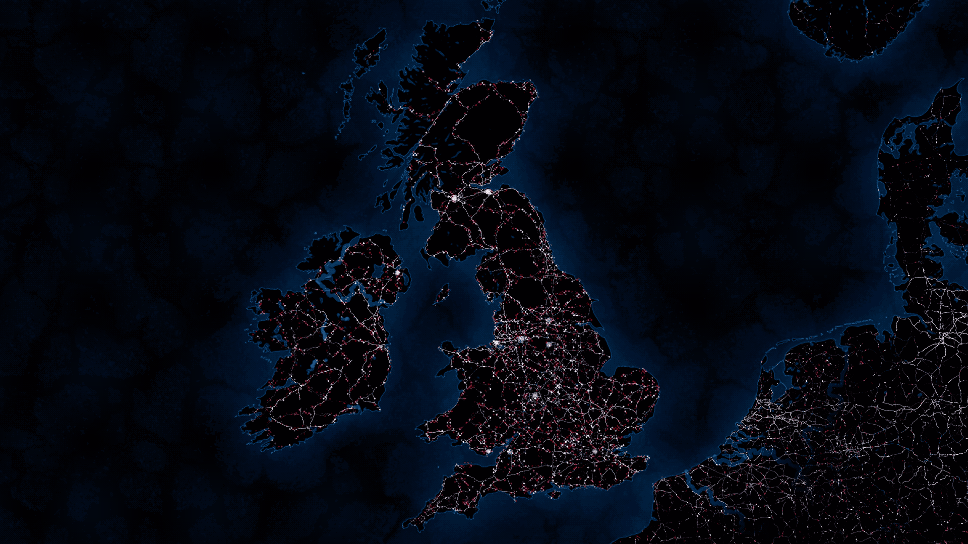Animated map of the UK