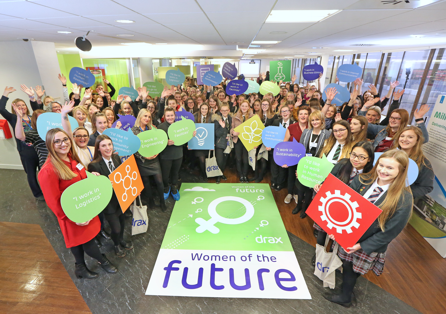 Selby schools female employees visit Drax