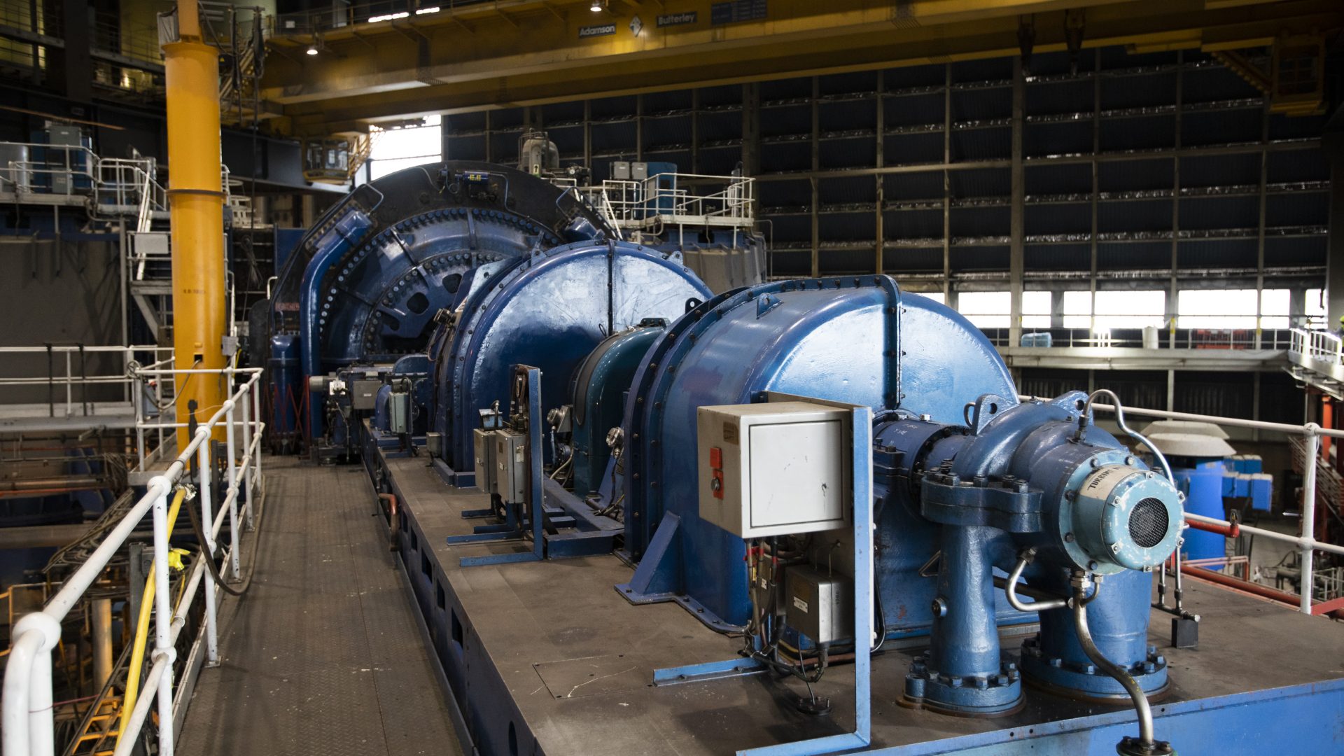 Steam turbine in Drax Power Station