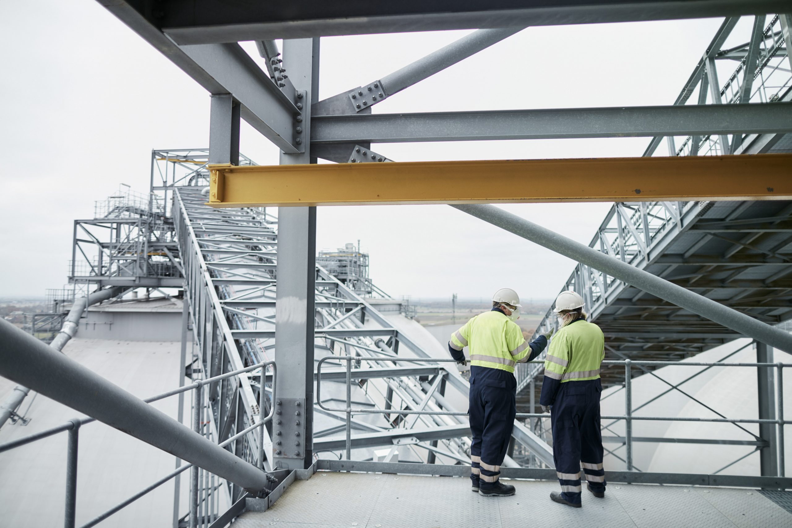 Engineers at Drax Power Station