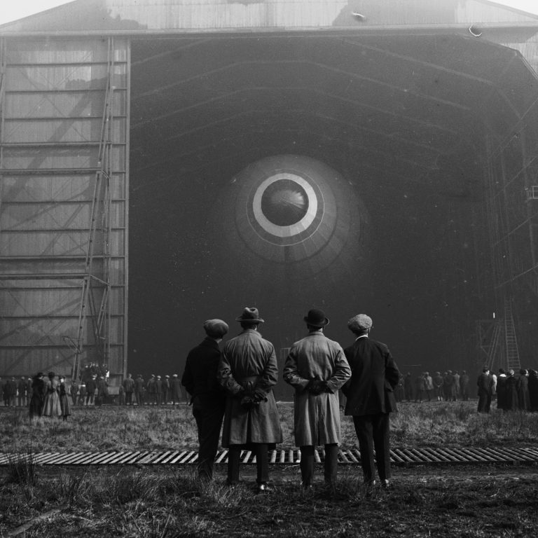 Airship at Barlow Mound