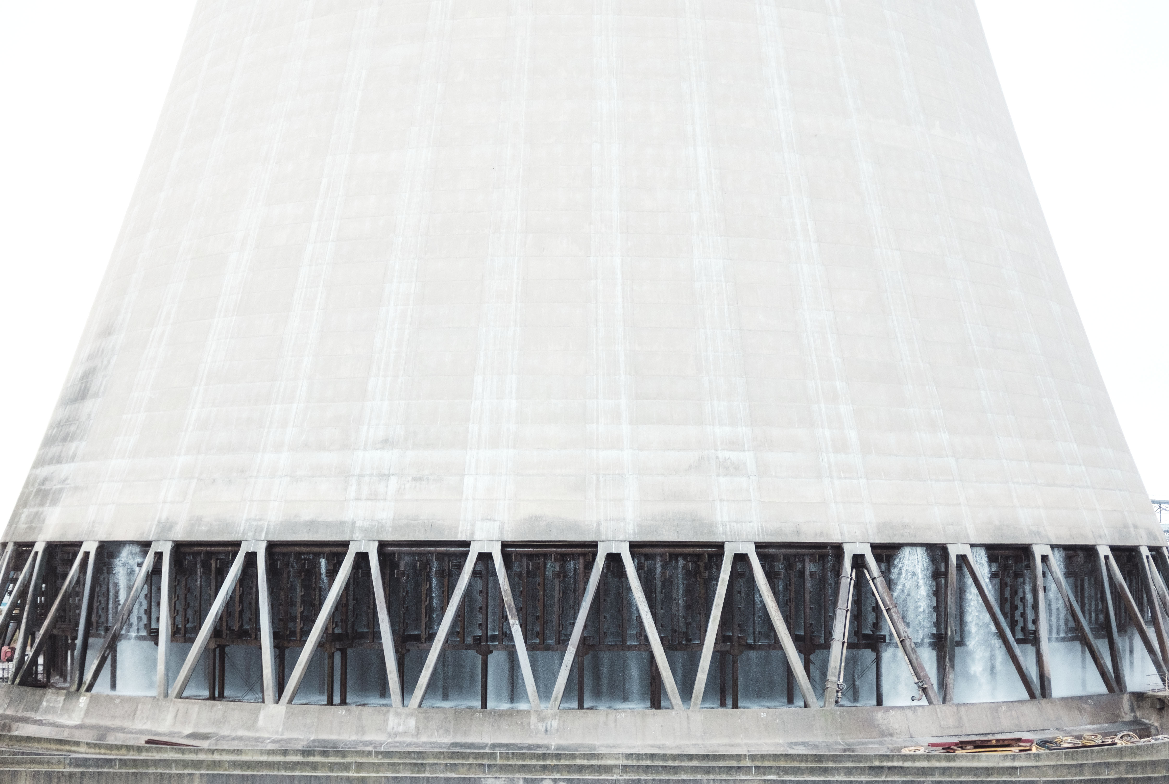 Close up image of Drax cooling tower