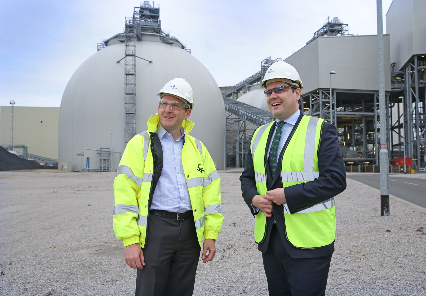 Treasury Minister Robert Jenrick visits groundbreaking bioenergy carbon capture project