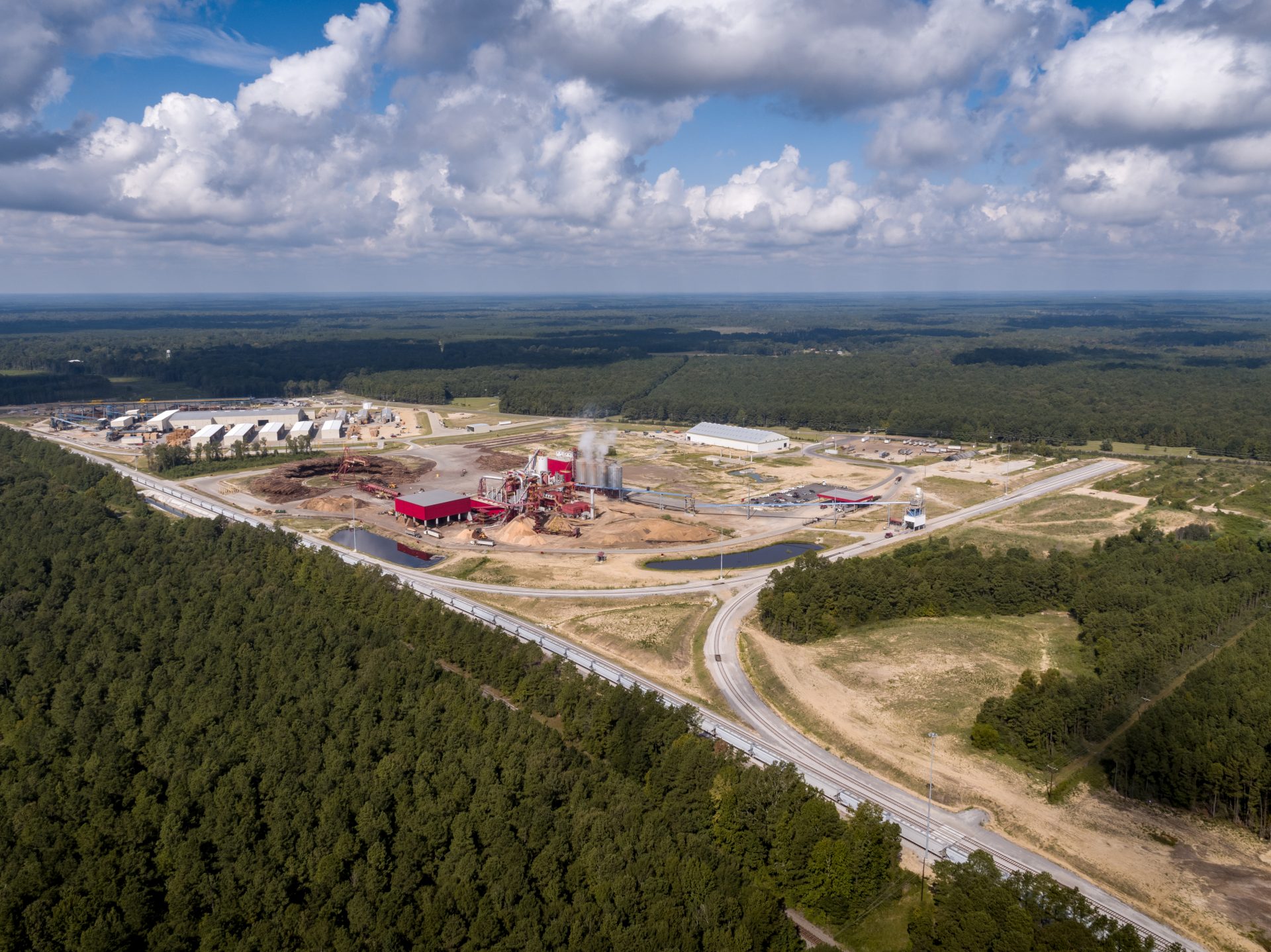 Drax LaSalle BioEnergy wood pellet plant in Louisiana