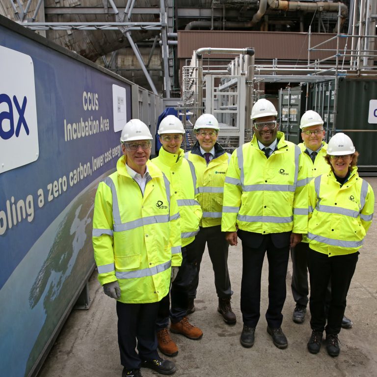 Negative emissions pioneer Drax announces new CCUS projects during Energy Minister's visit