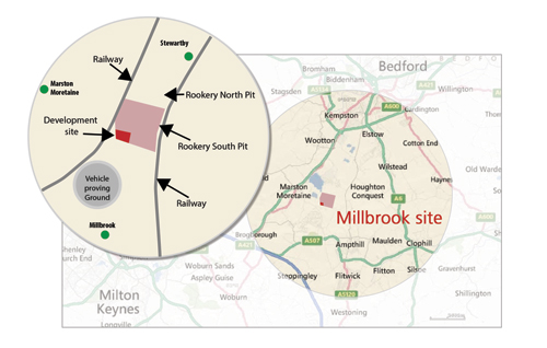 Millbrook Power map