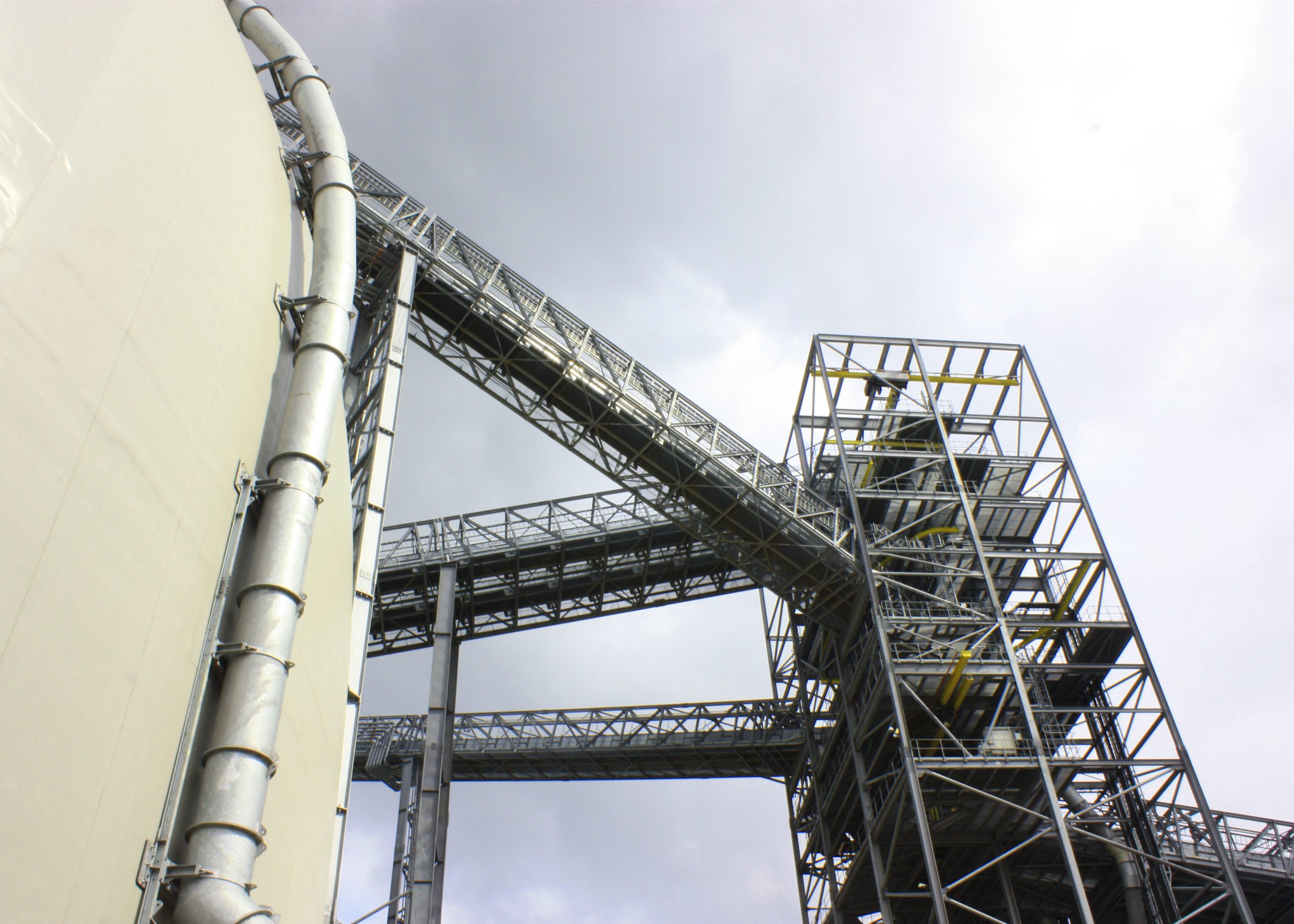 Biomass dome at Drax Power Station