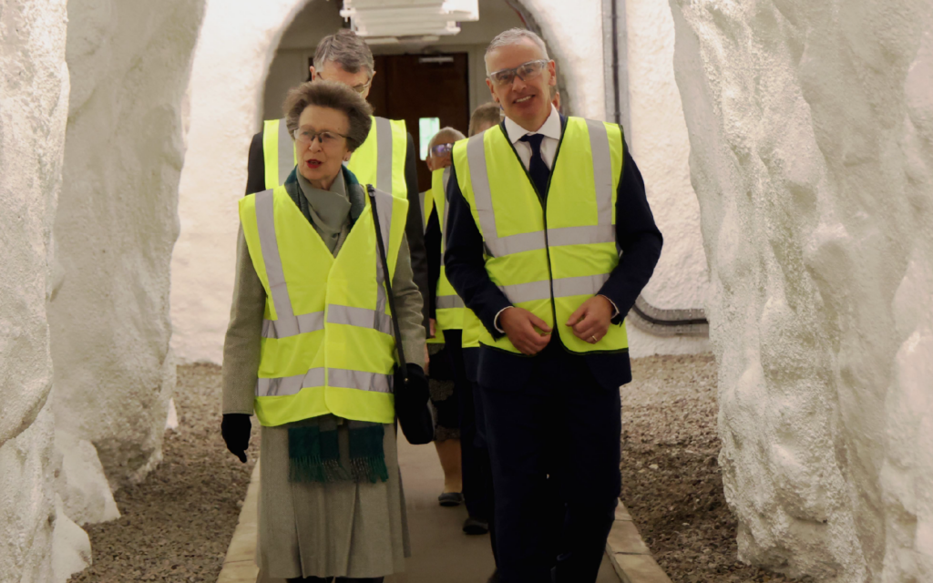 The Princess Royal visits Cruachan Power Station