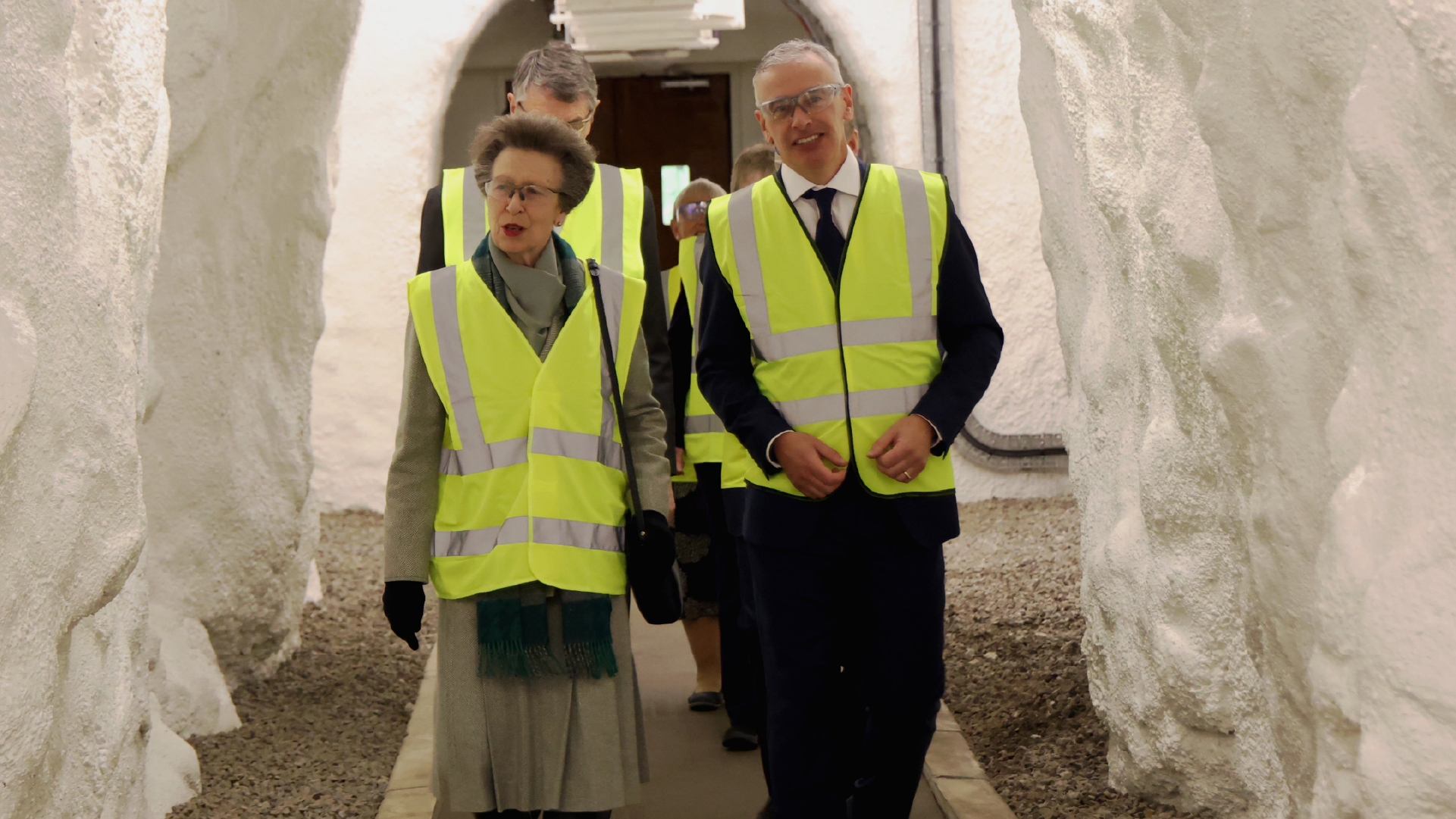 The Princess Royal visits Cruachan Power Station